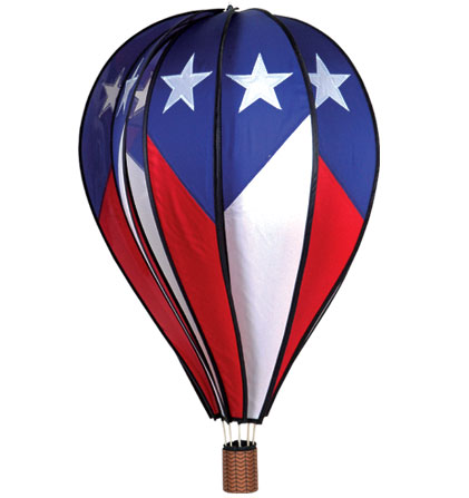Extra Large Patriotic Design Spinning Hot Air Balloon
