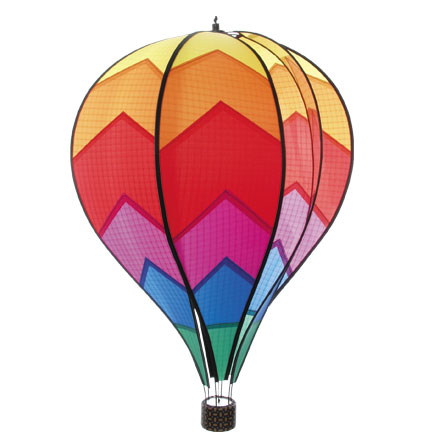 Large Sunrise Multi Color Design  Spinning Hot Air Balloon