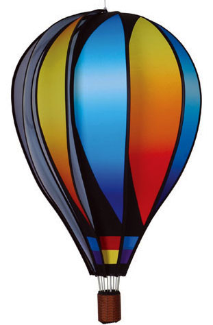 Large Sunset Gradient Design Spinning Hot Air Balloon